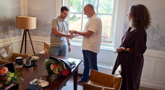 Overdracht sleutel Dongen